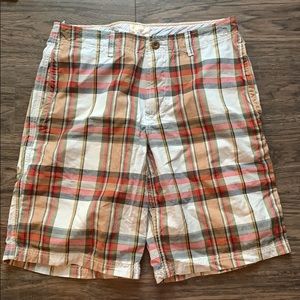 Gap Sz 31 Original Relaxed Fit Plaid Shorts